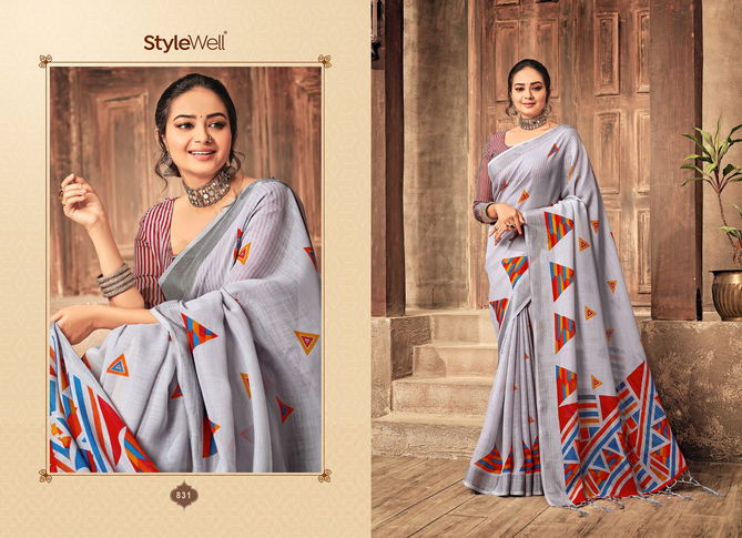 Stylewell Anupama 3 Fancy Festive Wear Printed Designer Saree Collection